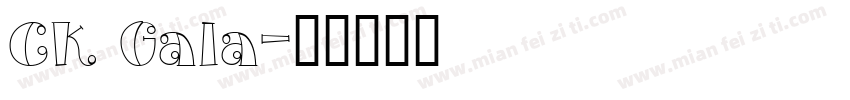 CK Gala字体转换